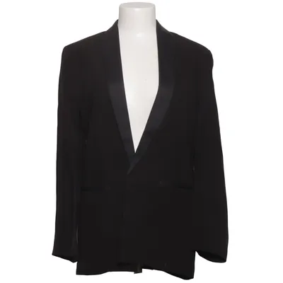 Smoking blazer (Zwart) van H&M Polyester, Zijde
