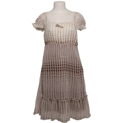 Dress (White, Brown) from Kaffe