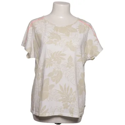 Top (White, Beige) from Heart Kiss Cotton, Elastane
