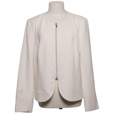 Jakke (Hvid) fra Alessa W Collection Elastan, Polyester, Viscose