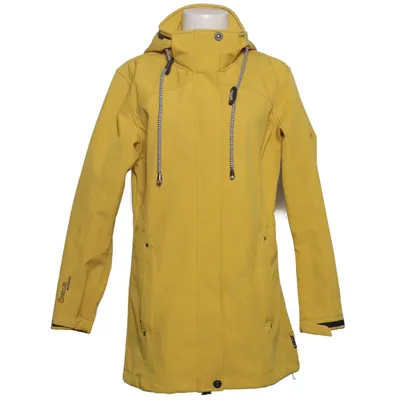 Outdoorjakke (Gul) fra Blue Wave Elastan, Polyester, Polyurethan