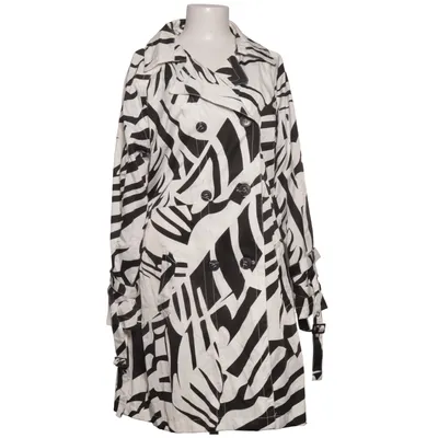 Trenchcoat (Zwart, Wit) van Eddy's Jackets Katoen, Polyamide, Polyester