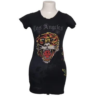 T-shirt (Zwart, Meerkleurig) van Ed Hardy Katoen