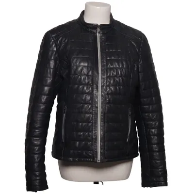 Veste en cuir (Noir) de Jilani Collection Cuir, Polyester