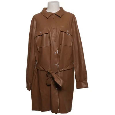 Blousejurk (Carruma Ls Knee Shirt Dress Pu) van ONLY Carmakoma Polyester, Polyurethaan