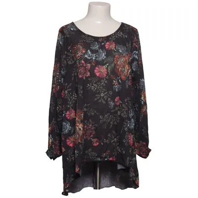 Tunic (Black, Multicolored) from Vestino Cotton, Polyester