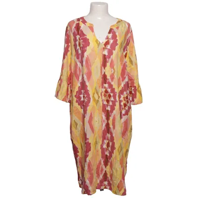 Kleid (Gelb, Rot, Mehrfarbig) von Laura Torelli Leinen, Viskose
