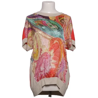 Top (Multicolored, Beige, Red) from Cristina Gavioli Elastane, Silk, Viscose