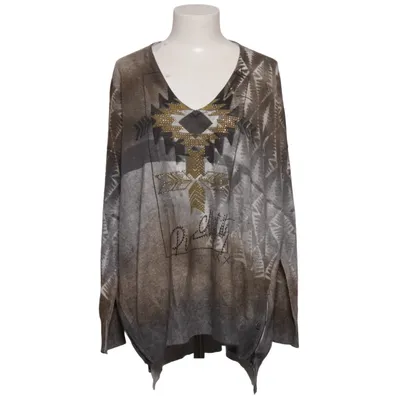 Sweater (Gray, Brown, Multicolored) from Open End Polyamide, Viscose, Wool