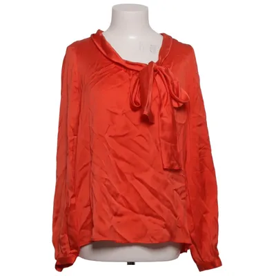 Pussy bow blouse (Red) from Lilienfels Silk