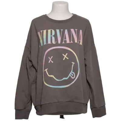 Collegetröja (Grå, Flerfärgad) från Nirvana Bomull, Polyester