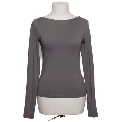 Long sleeve T-shirt (Gray) from Divided by H&M Elastane, Polyester