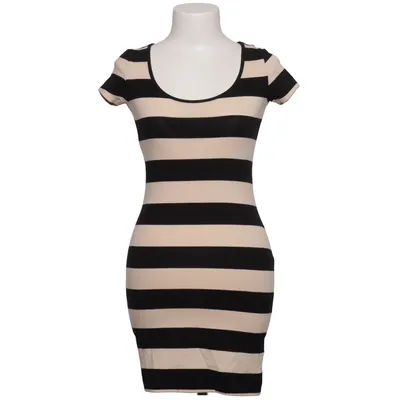 Robe (Noir, Beige) de H&M Basic Coton, Élasthane