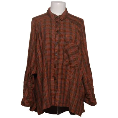 Flanellskjorta (Brun, Orange) från Urban Outfitters Polyester, Viskos