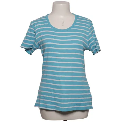 T-shirt (Blue, White) from Tony Brown Cotton