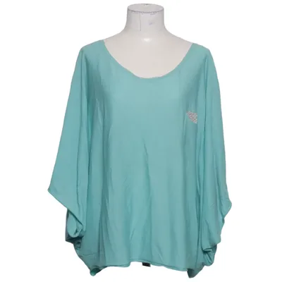 Topp (Turkos) från Escada Bomull, Metallfiber, Viskos