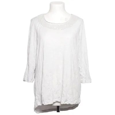 T-shirt (Crinkle mit Palietten u. Ärmel zum Hochkrempeln Kurzarm) de Mocca Polyester