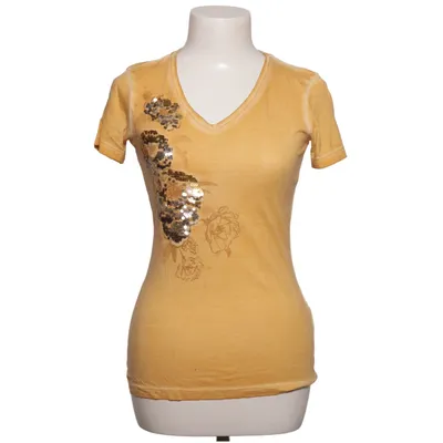 T-shirt (Gul) fra Flame Bomuld, Modal