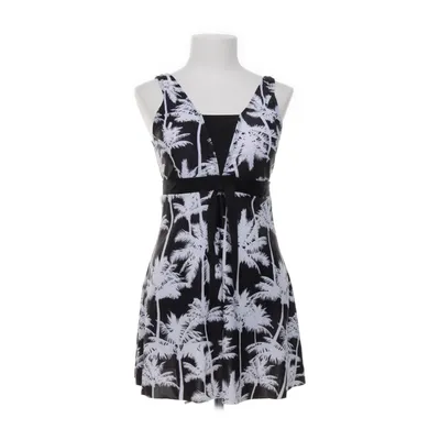 Swim dress (Black, White) Elastane, Polyester