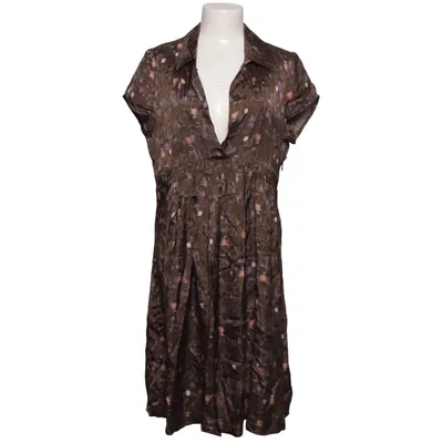 Dress (Brown, Multicolored) from Fragile Cupro, Viscose