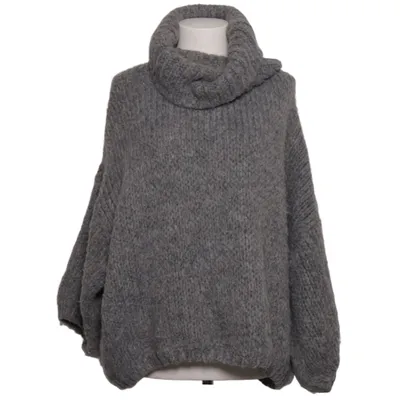 Turtleneck (Gray) from Mioni Acrylic, Mohair, Polyamide, Wool