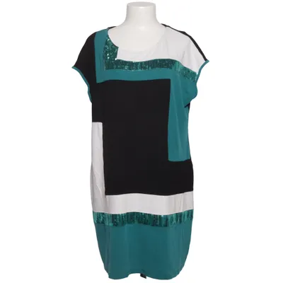 Dress (Black, White, Turquoise) from Bodyflirt Elastane, Polyester, Viscose