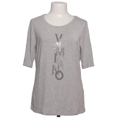 T-shirt (Grå) fra VA Milano Elastan, Viscose