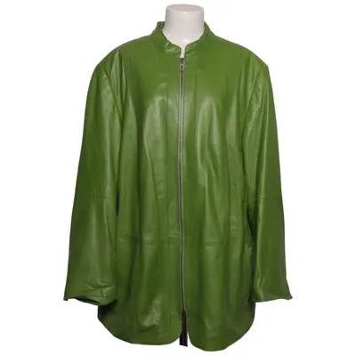 Leather jacket (Green) from Samoon by Gerry Weber Leather, Polyester