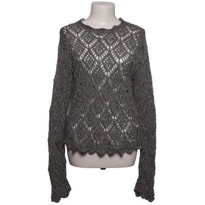 Sweater (Gray) from Chaloc Acrylic, Cotton, Polyamide