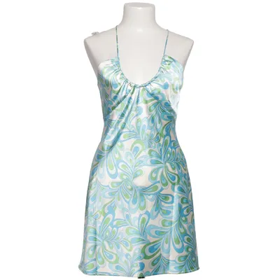Halterneckklänning (Vit, Blå, Grön) från Gina Tricot Polyester