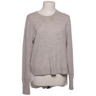 Pull-over (Gris, Blanc) de Veronica Beard Coton, Élasthane, Laine de mouton