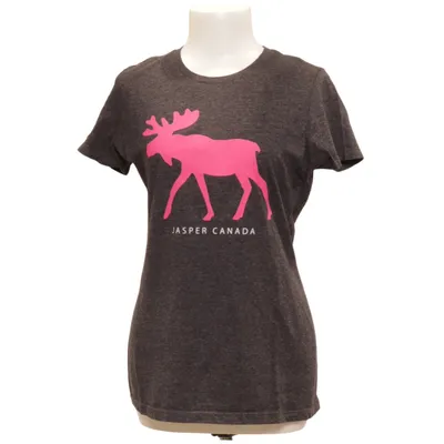 T-shirt (Gris, Rose) de Alstyle Coton, Polyester