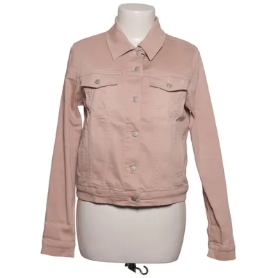 Denimjakke (Beige) fra Para Mi Bomuld, Elastan, Polyester