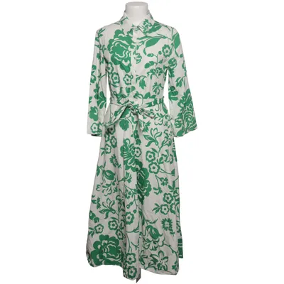 Blousejurk (Wit, Groen) van Zara Katoen