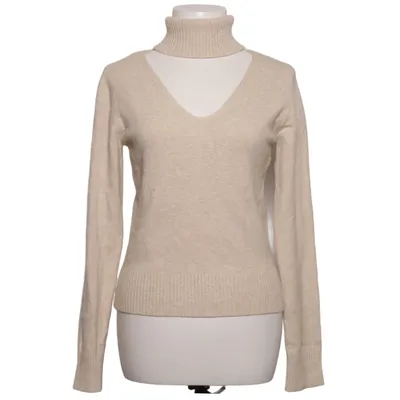 Pul à col roulé (Beige) de Voyelles Polyamide, Viscose