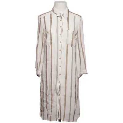Shirt dress (White, Brown, Gray) from Senso Acetate, Linen, Viscose
