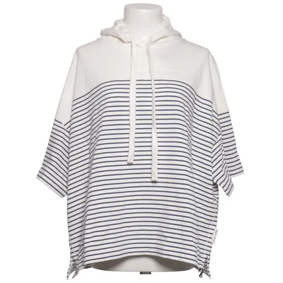 Sweat à manches courtes (Blanc, Bleu) de Marc O'Polo Coton biologique