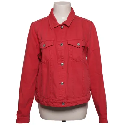 Denim jacket (Pink) from Mango Denim Cotton