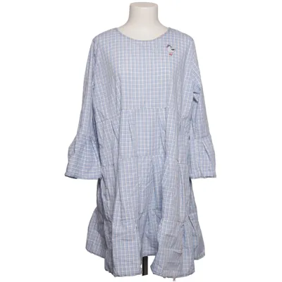 Dress (Blue, White) from Handmade