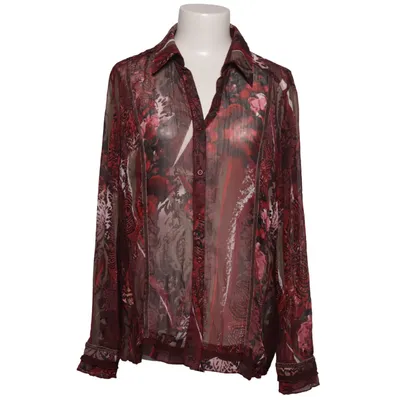 Blouse (Red, Multicolored) from Gelco Polyester