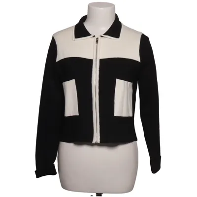 Kofta (Svart, Vit) från Zara Knit Polyester, Viskos