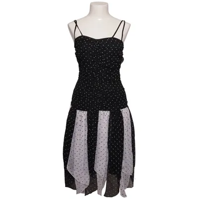 Dress (Black, White) from Höpfner Acetate, Polyester