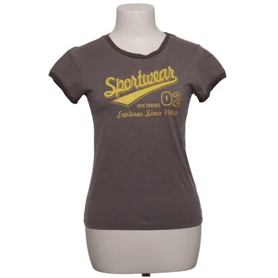 T-shirt (Grijs, Geel) van Explorer Katoen, Elastaan, Polyester