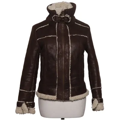 Shearlingjacka (Brun, Beige) från Mango Polyester