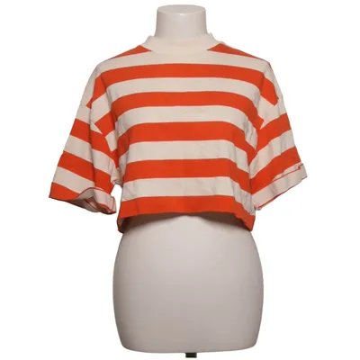 T-shirt (Orange, White) from COS Cotton, Viscose
