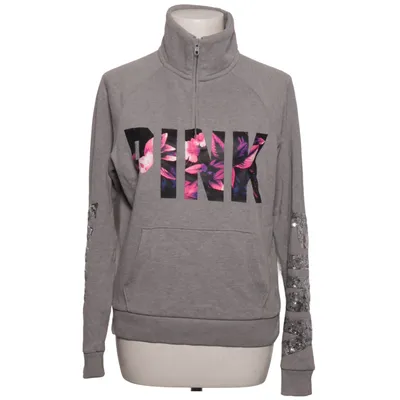 Kapuzenpullover (Grau) von Pink Victoria's Secret Baumwolle, Polyester