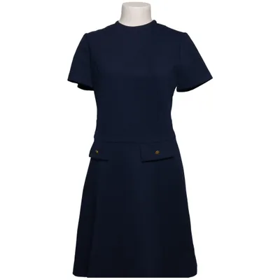 Jurk (Blauw) van Crimplene