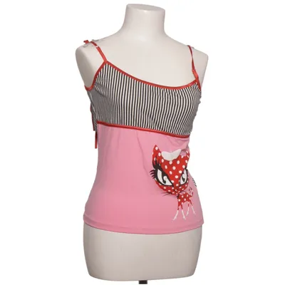 Tanktop (Roze, Zwart, Wit) van Pussy Deluxe