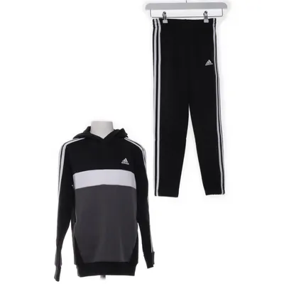 Träningsset (Svart, Grå, Vit) från Adidas Bomull, Återvunnen polyester