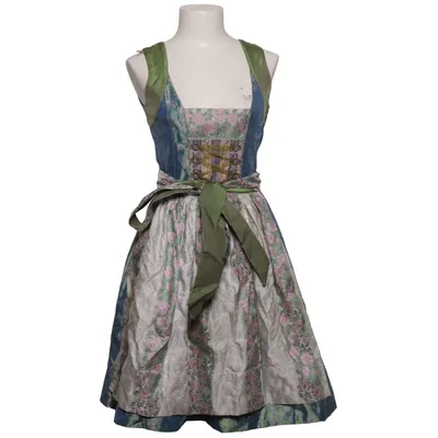 Dirndl (Grön, Blå, Flerfärgad) från Nockstein Trachten Bomull, Polyester